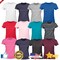 Radyan Women Pack Size T-shirts - Summer Tees for Women - 100% Cotton Women Tshirts - Assorted
